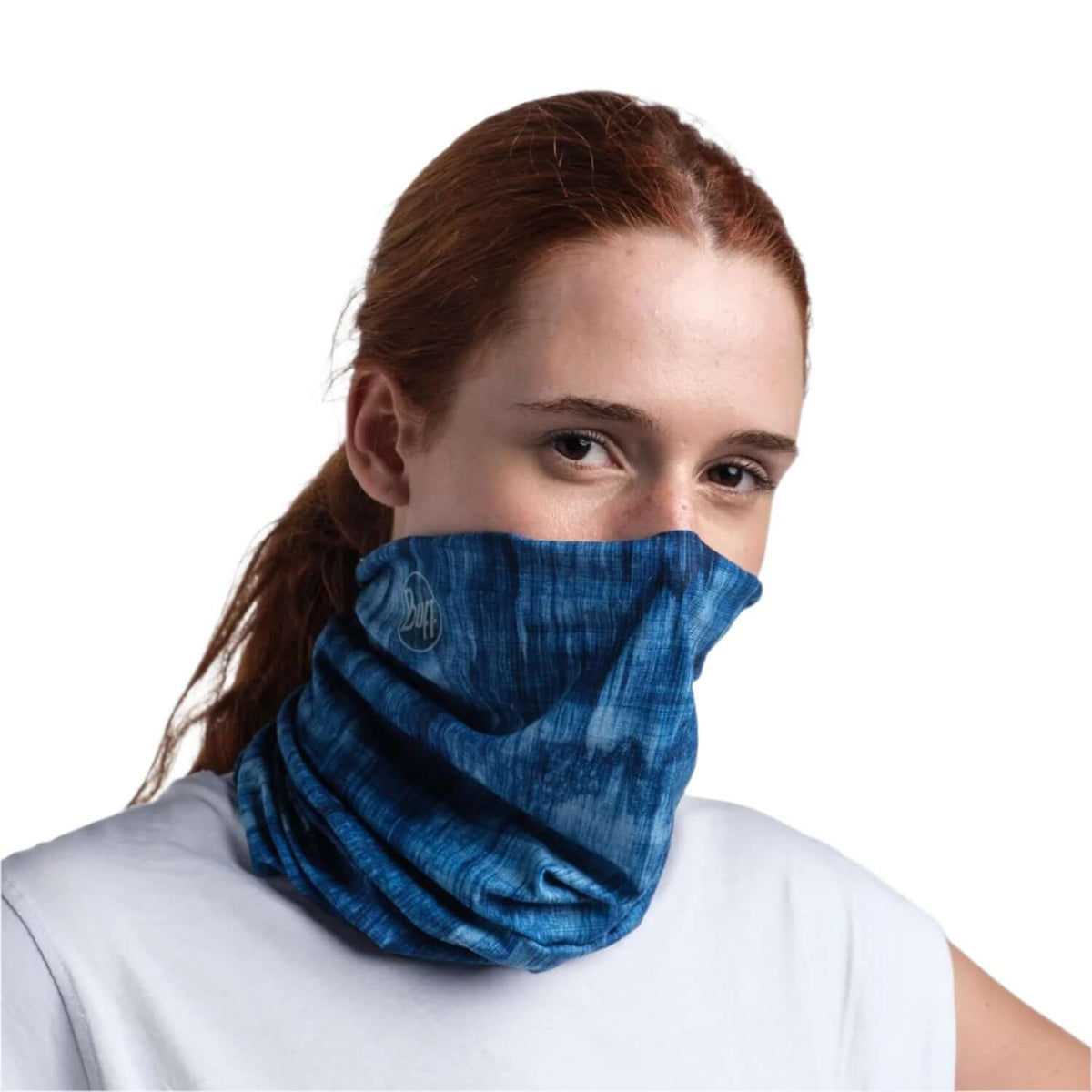 Buff Original EcoStretch Neckwear Wane Dusty Blue