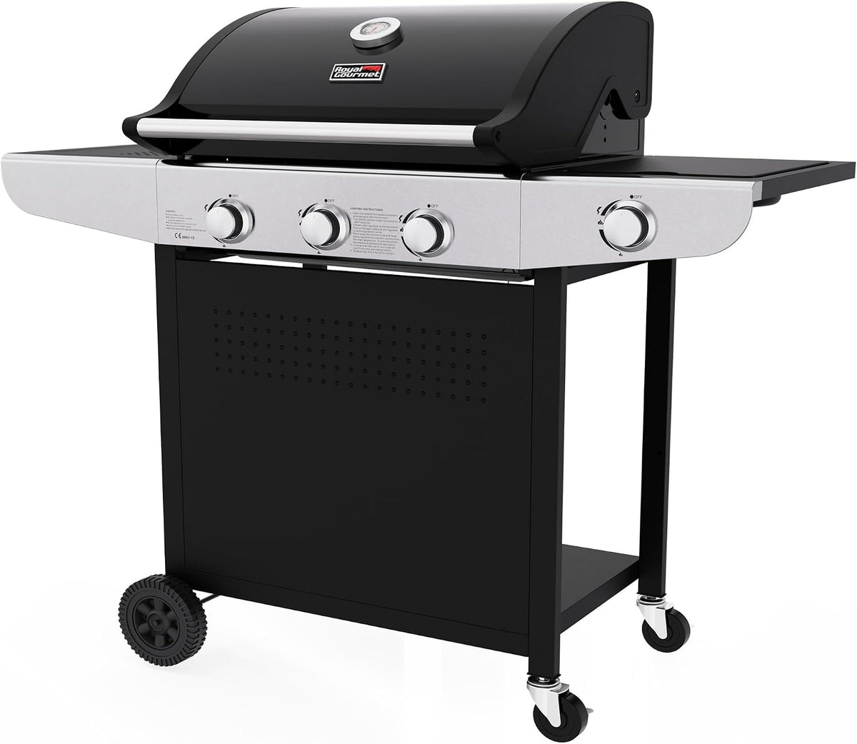 Royal Gourmet 3-Burner Gas Grill with Side Burner