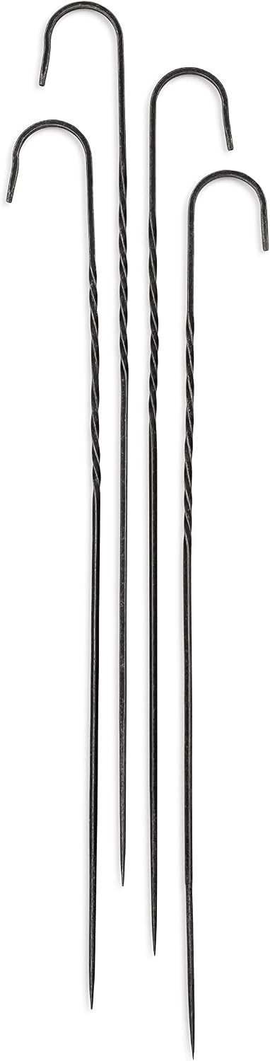 Barebones Cowboy Grill Steel Skewers Set of 4 - Shop Grill and Fire Pit Accessories at Trekaline