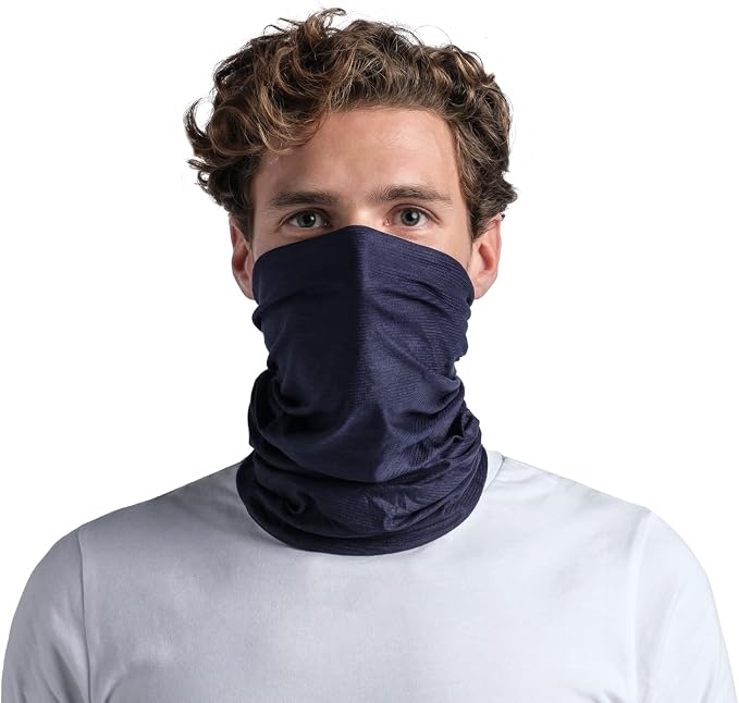 Buff CoolNet UV Neckwear - Solid Navy