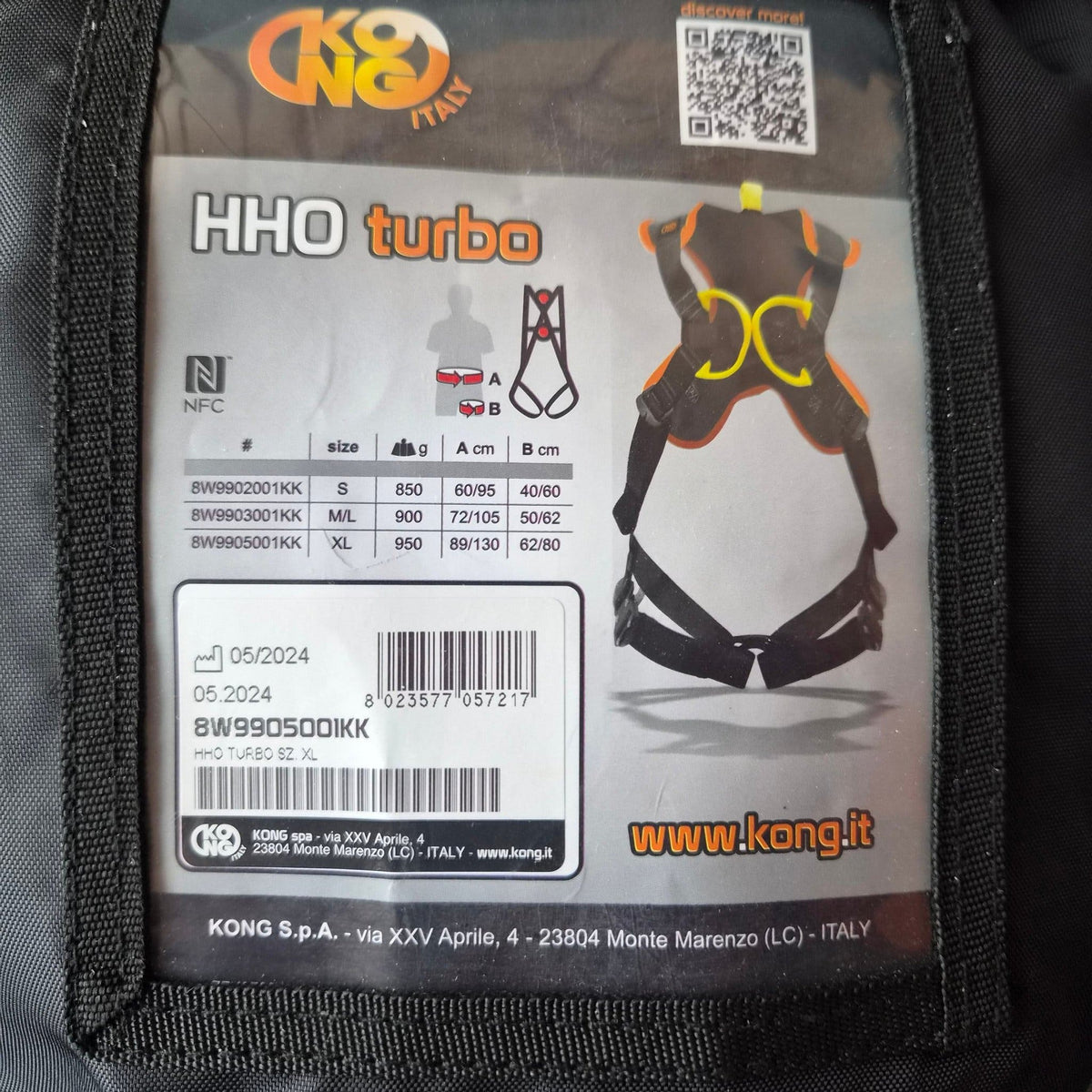 Kong HHO Turbo Professional Rescue Harness