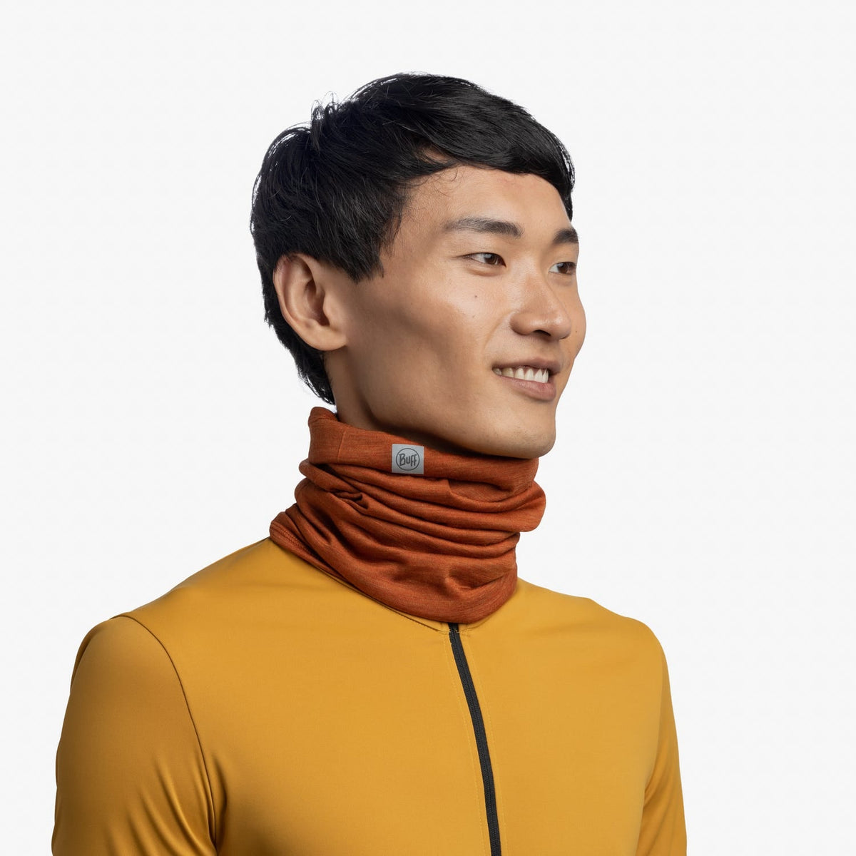 Buff Merino Lightweight Neckwear - Solid Cinnamon - Shop Neck Gaiters at Trekaline