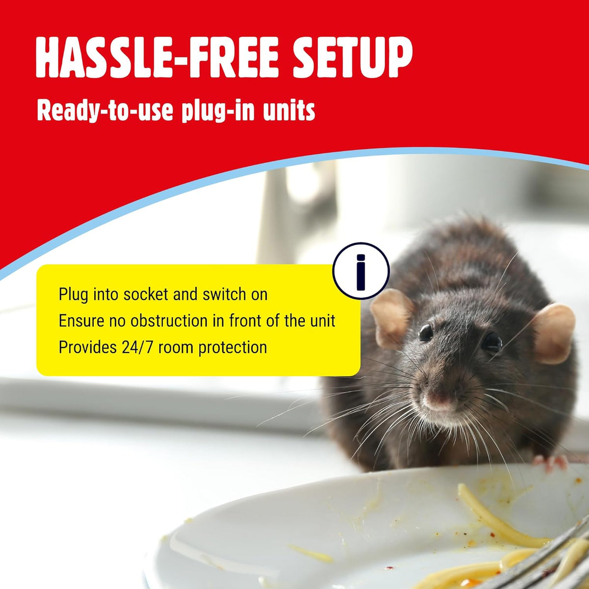 STV Big Cheese Mouse Out Mini-Sonic Mouse Repellent 3-Pack