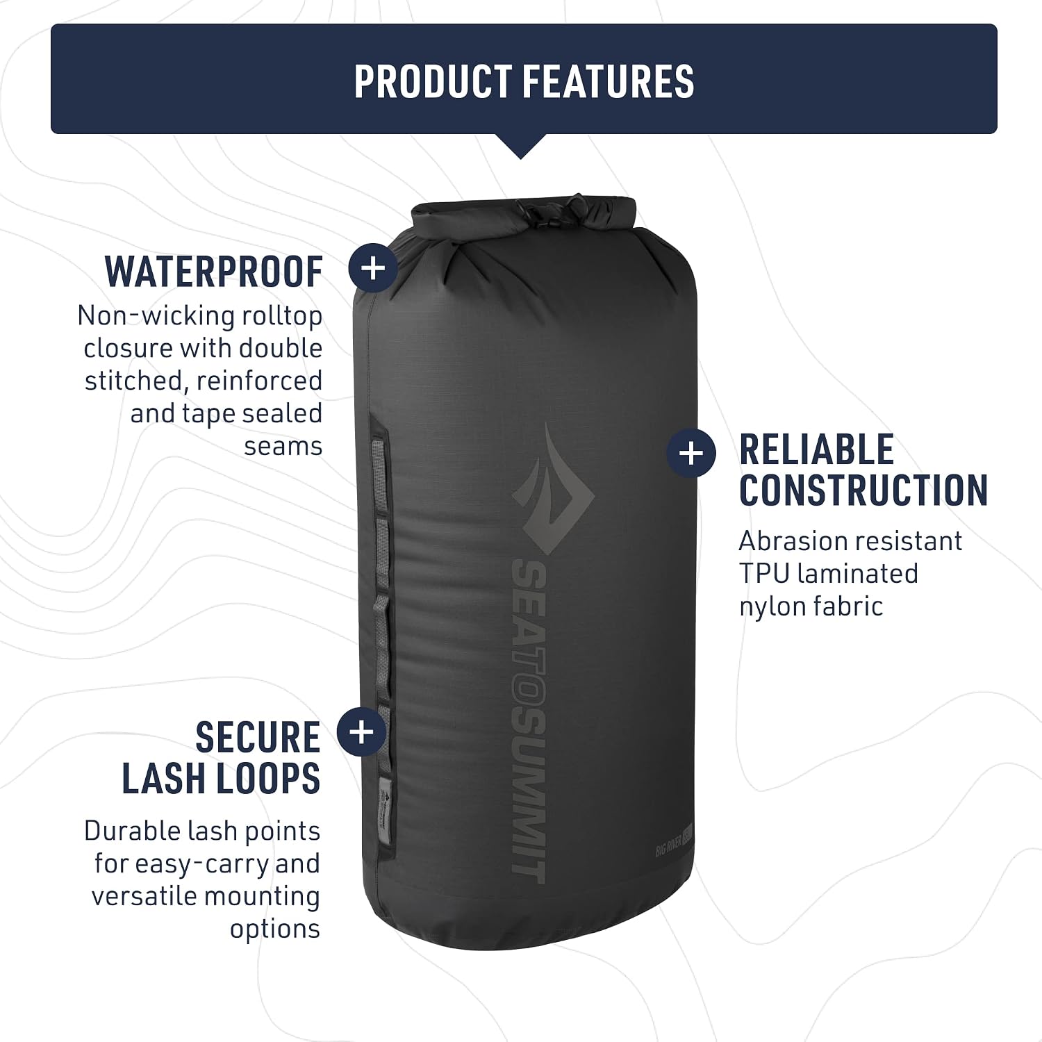Sea to Summit Big River Dry Bag 13LĀ - ShopĀ Roll-Top Dry BagsĀ atĀ Trekaline