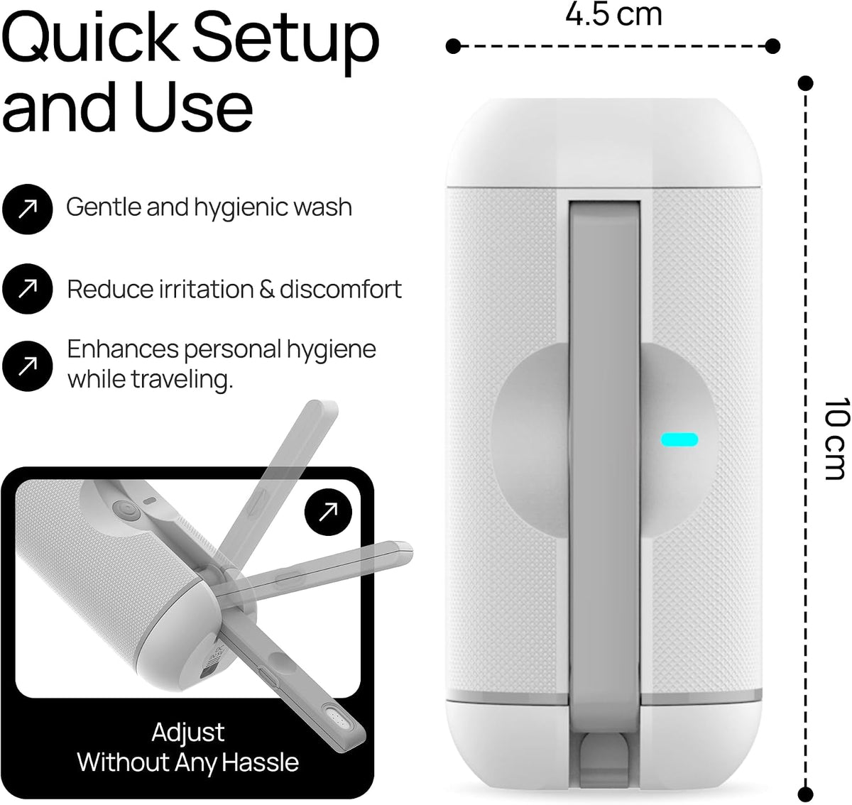 Hygiene Collective Mist Portable Bidet - Shop Camp Toilets at Trekaline