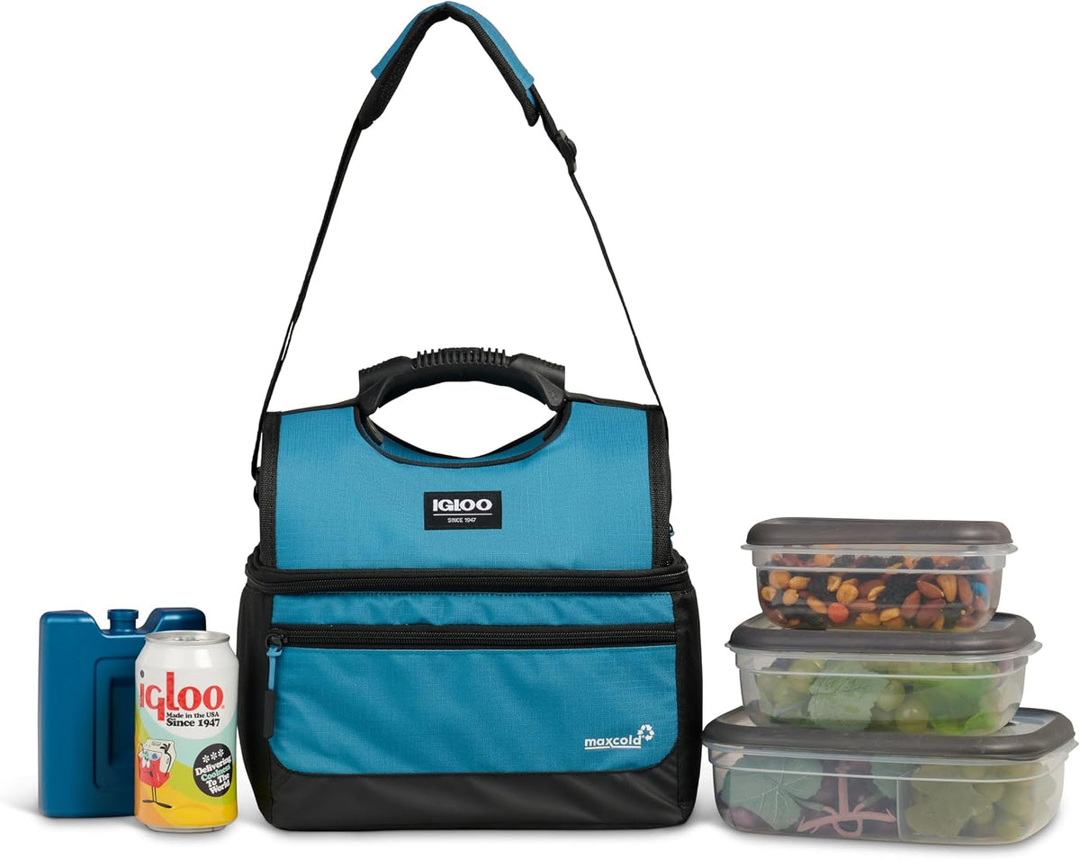 Igloo Latitude Gripper 16 Can Cooler Bag Modern Blue - Shop Soft-sided Coolers at Trekaline