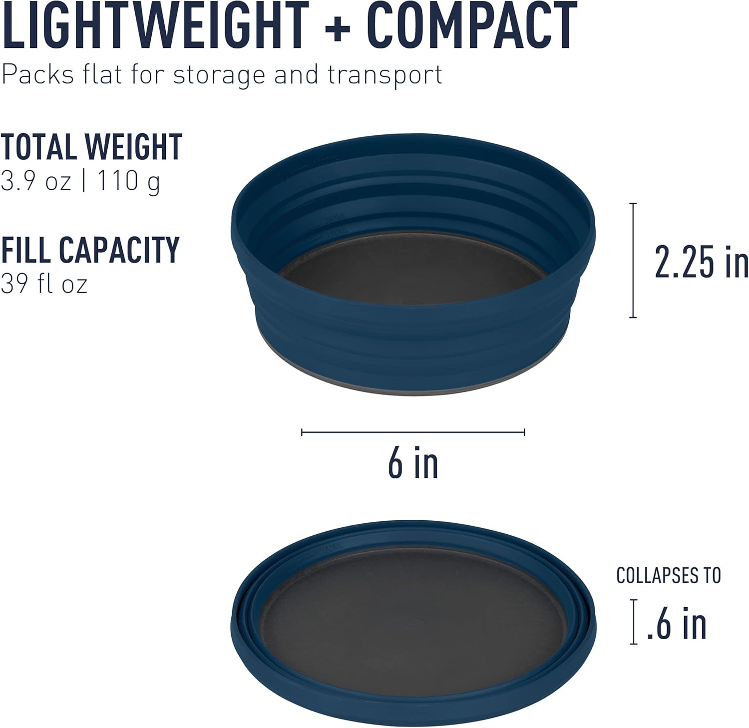 Sea to Summit XL-Bowl Collapsible Camping Bowl