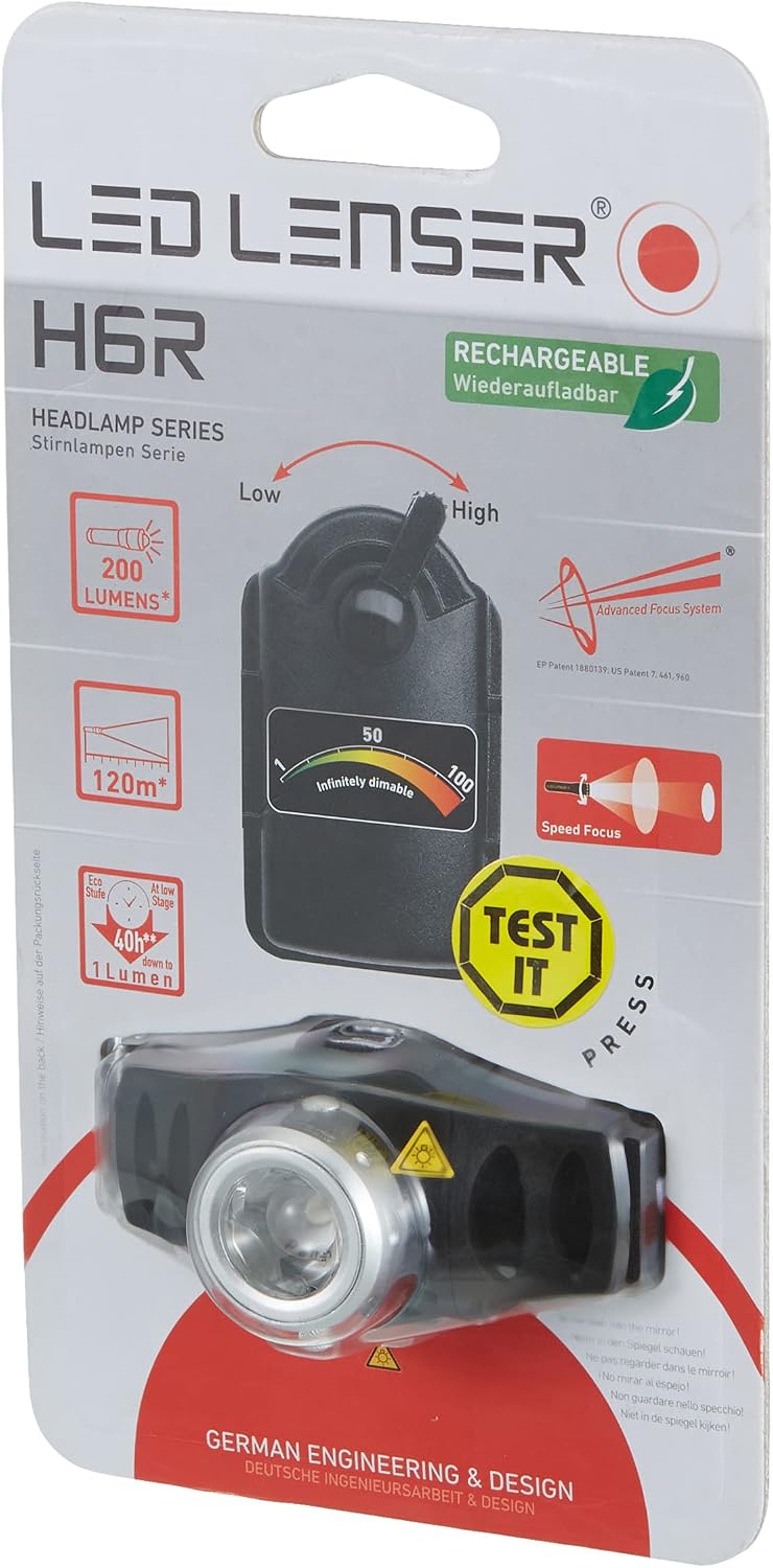 Ledlenser H6R Rechargeable Headlamp - Shop LED Headlamps at Trekaline
