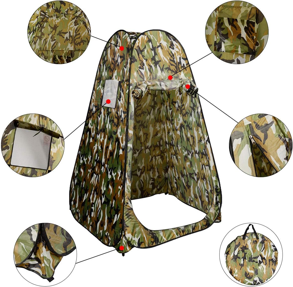 Procamp Portable Camping Toilet Tent - Shop Camp Toilets at Trekaline