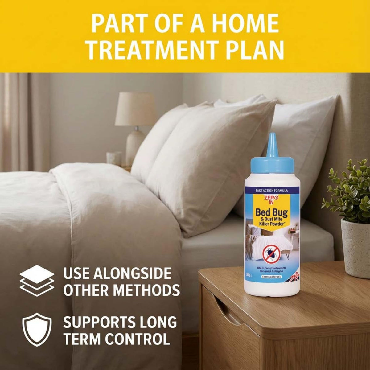 STV Zero In Bed Bug and Dust Mite Killer Powder 250 g