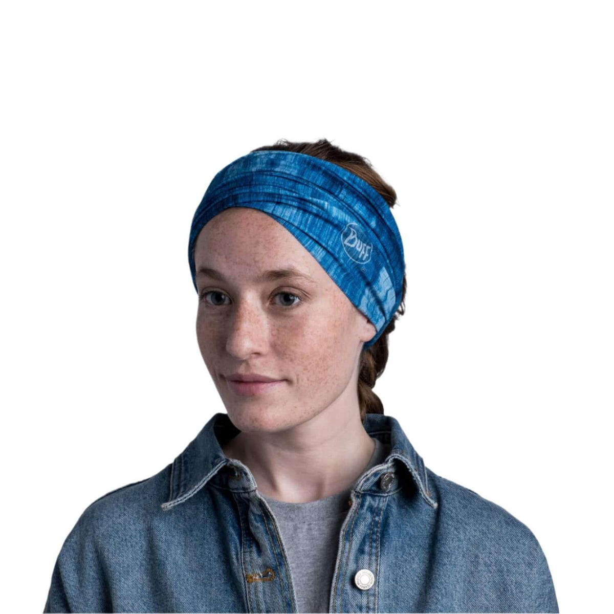 Buff Original EcoStretch Neckwear Wane Dusty Blue