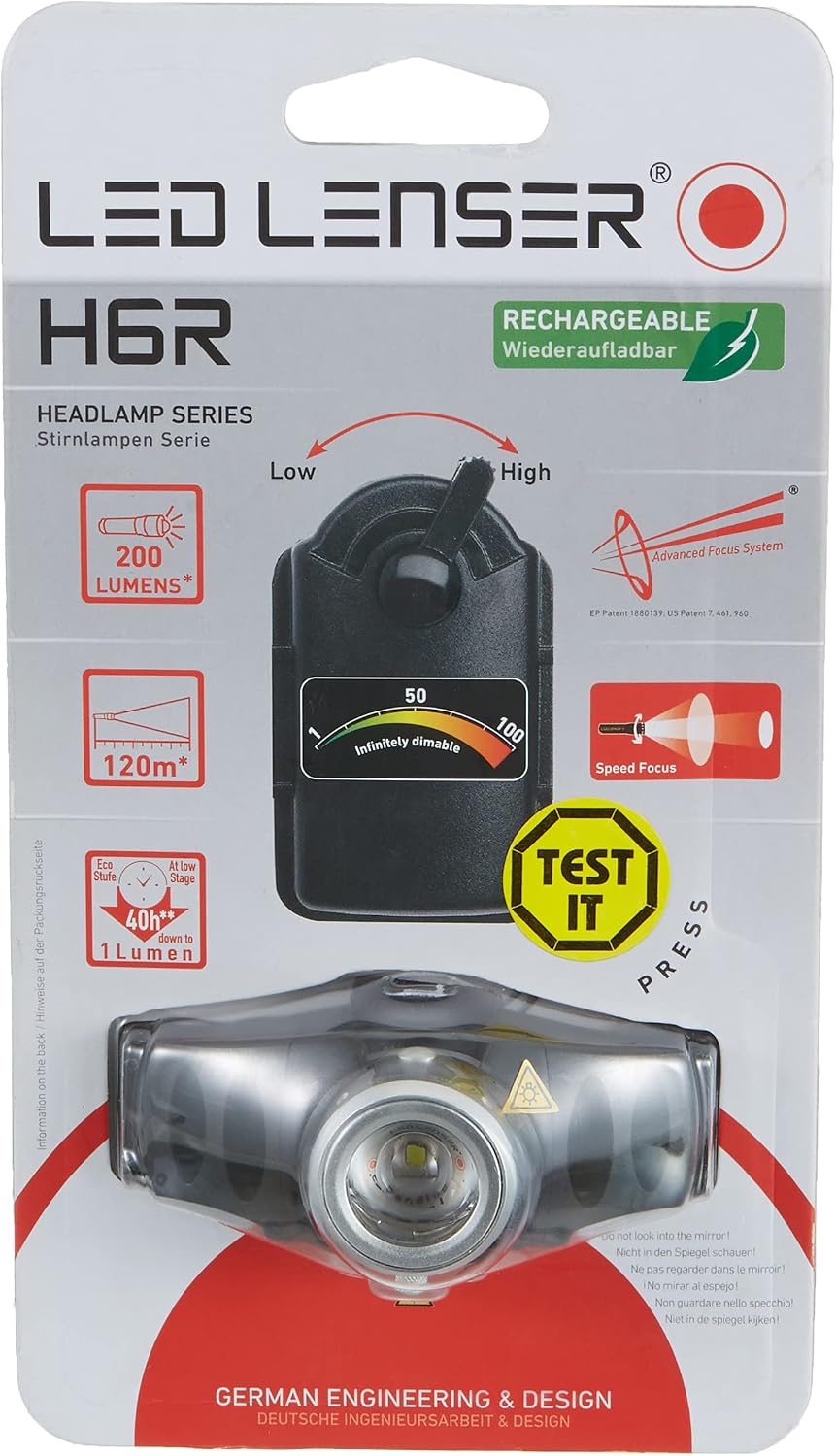 Ledlenser H6R Rechargeable Headlamp - Shop LED Headlamps at Trekaline