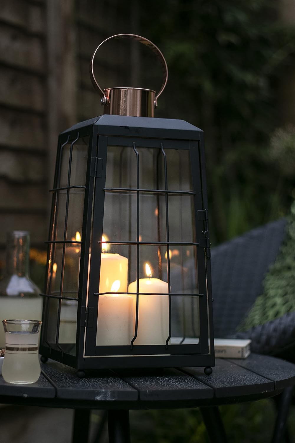 La Hacienda Alderin Lantern - Shop Candle Lanterns at Trekaline