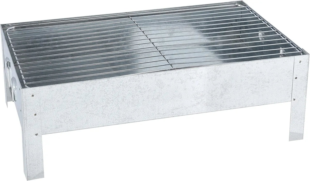Procamp Portable Aluminum Charcoal Grill for camping and outdoor BBQs, compact and efficient cooking station at Geardoor.