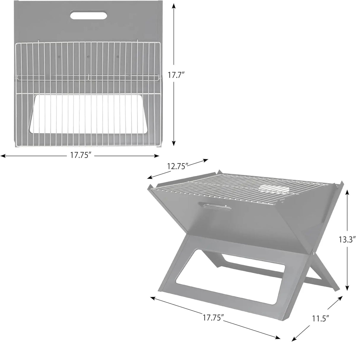 Procamp Portable Notebook BBQ Grill - Shop Charcoal Grills at Trekaline