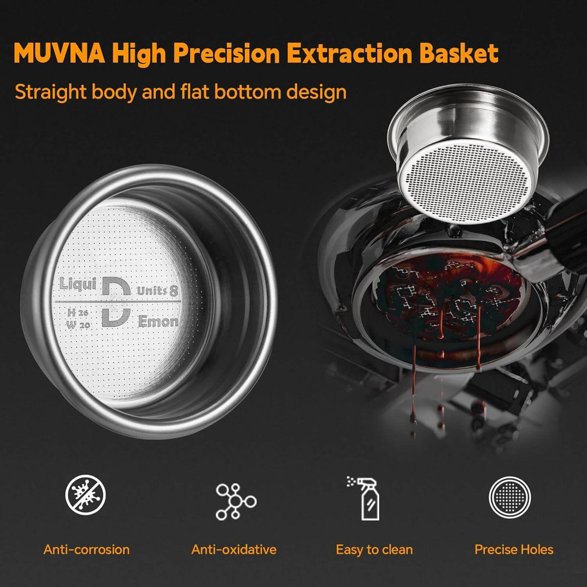 Muvna Espresso Filter Basket 58mm 20g
