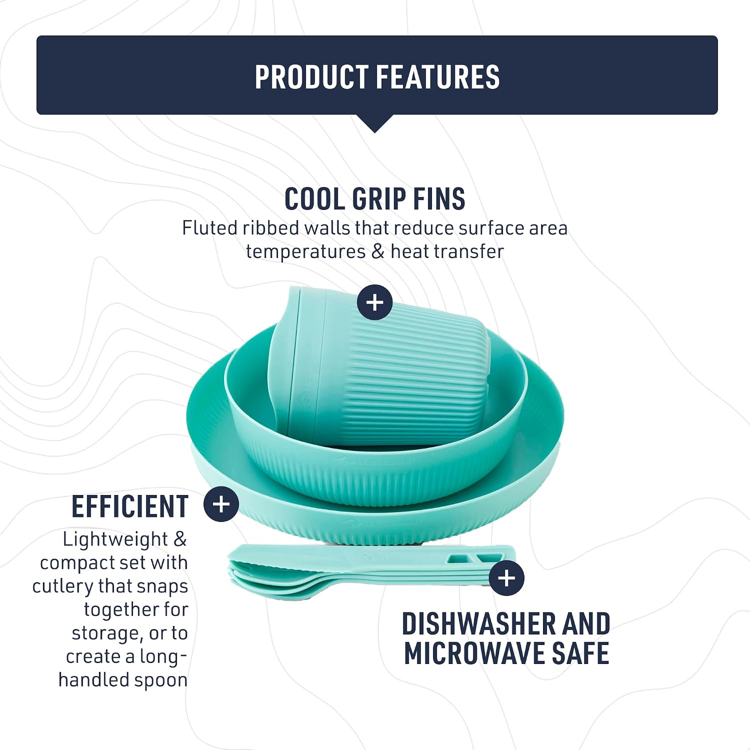 Sea to Summit Passage Dinnerware Set 7 PieceĀ - ShopĀ Camping Utensil SetsĀ atĀ Trekaline