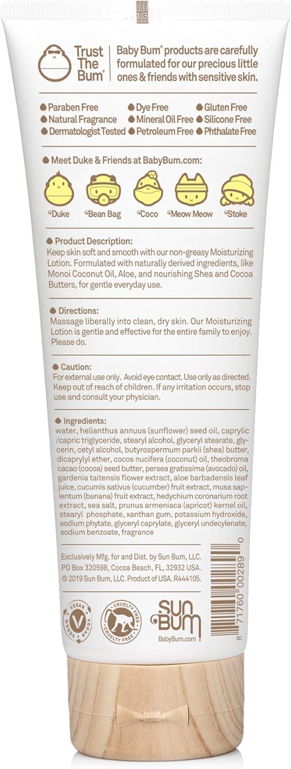 Sun Bum Baby Bum Everyday Lotion Natural Fragrance - Shop Sunscreen at Trekaline
