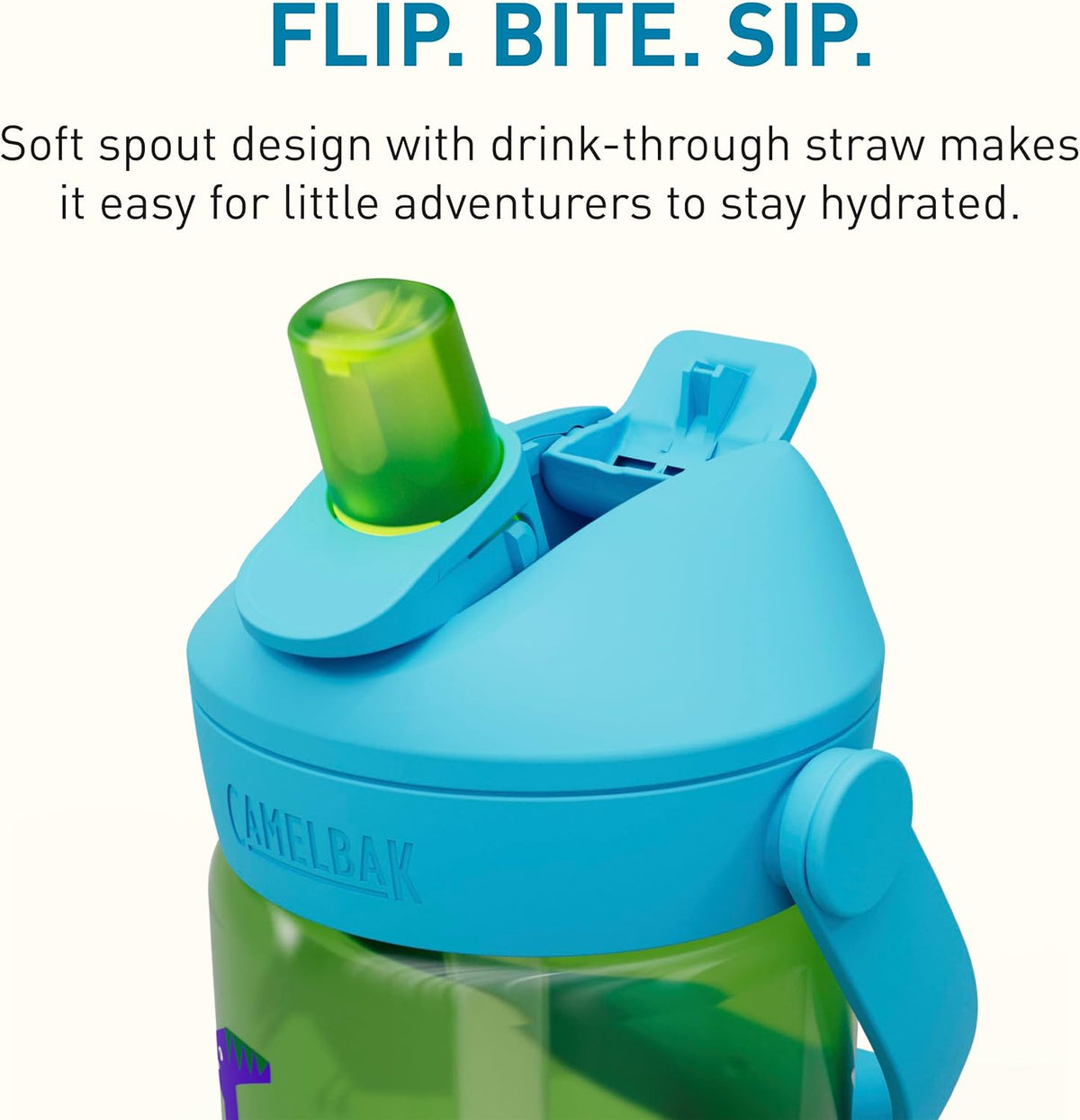 Camelbak Thrive Flip Straw Bottle 14 oz -Kids - Shop Water Bottles at Trekaline