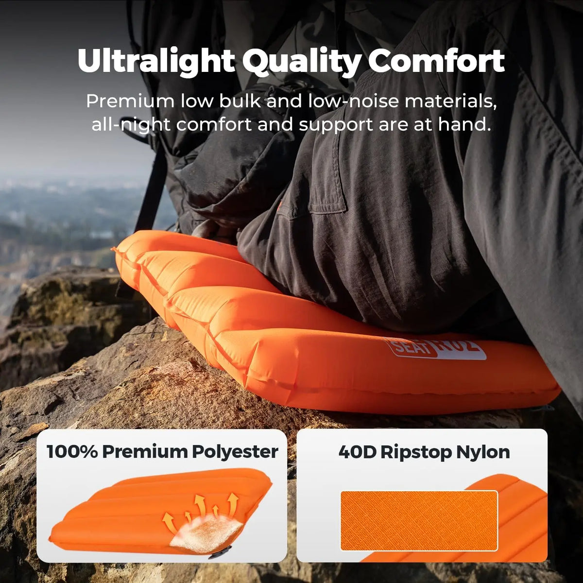 Flextail Zero Seat Inflatable Cushion - Shop Trail Seats at Trekaline