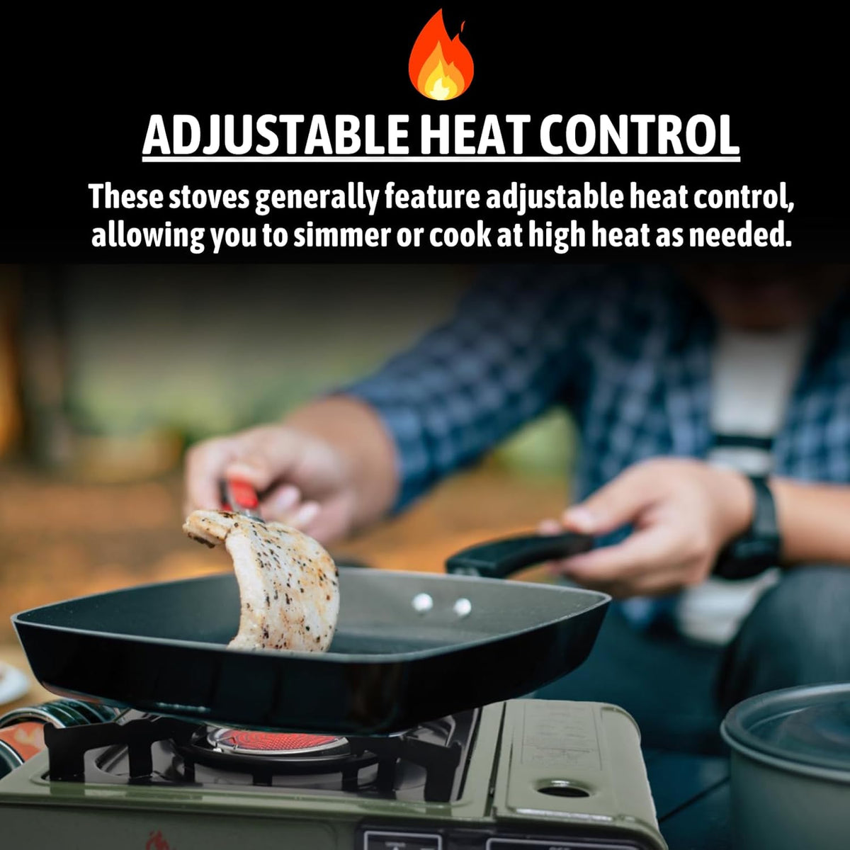 Flamekraft Portable Gas Stove with Ceramic Burner - Shop Camp Stoves at Trekaline