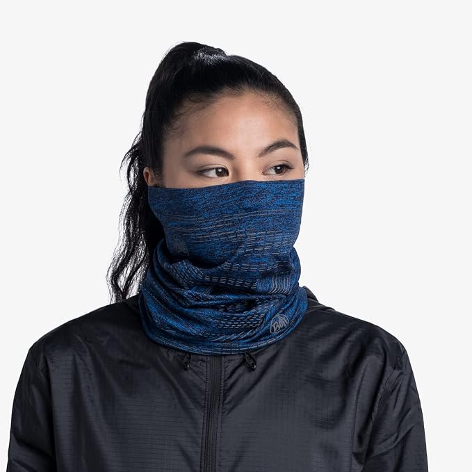 Buff Reflective DryFlx Neckwear - Solid Blue