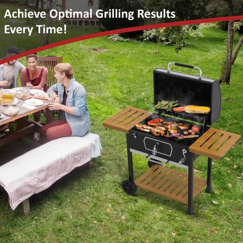 Royal Gourmet Deluxe 30-Inch Charcoal Grill