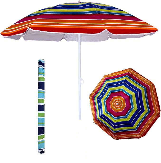 Procamp Portable Beach Umbrella 1.6mĀ - ShopĀ UmbrellasĀ atĀ Trekaline