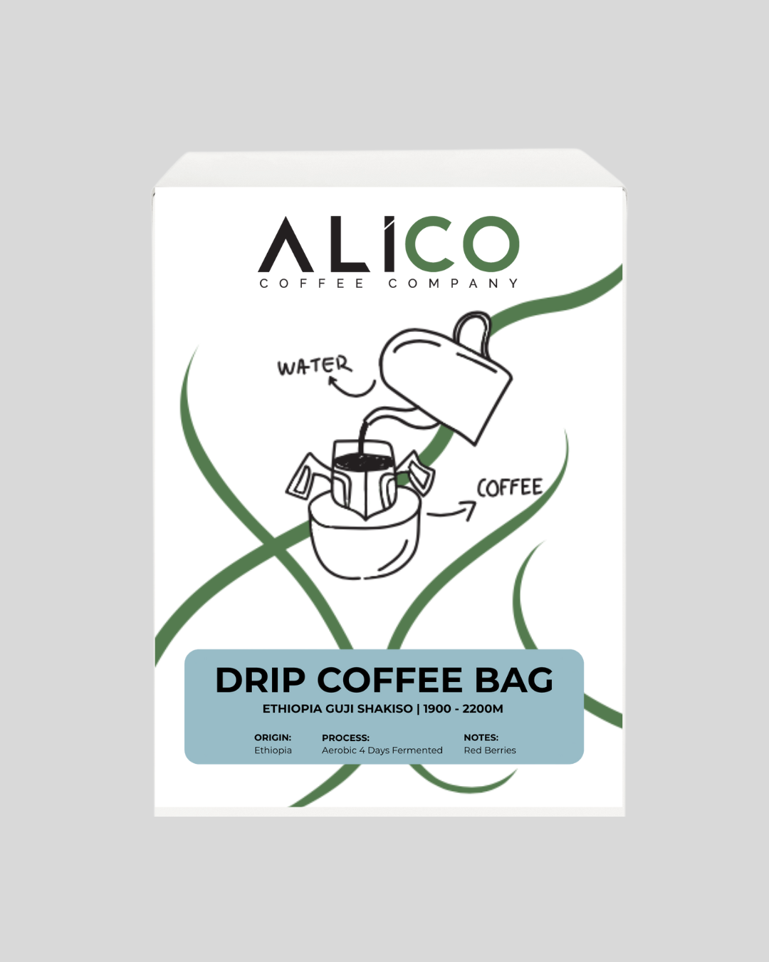 Alico Coffee Ethiopia Shakiso Fermented Drip Coffee Bags