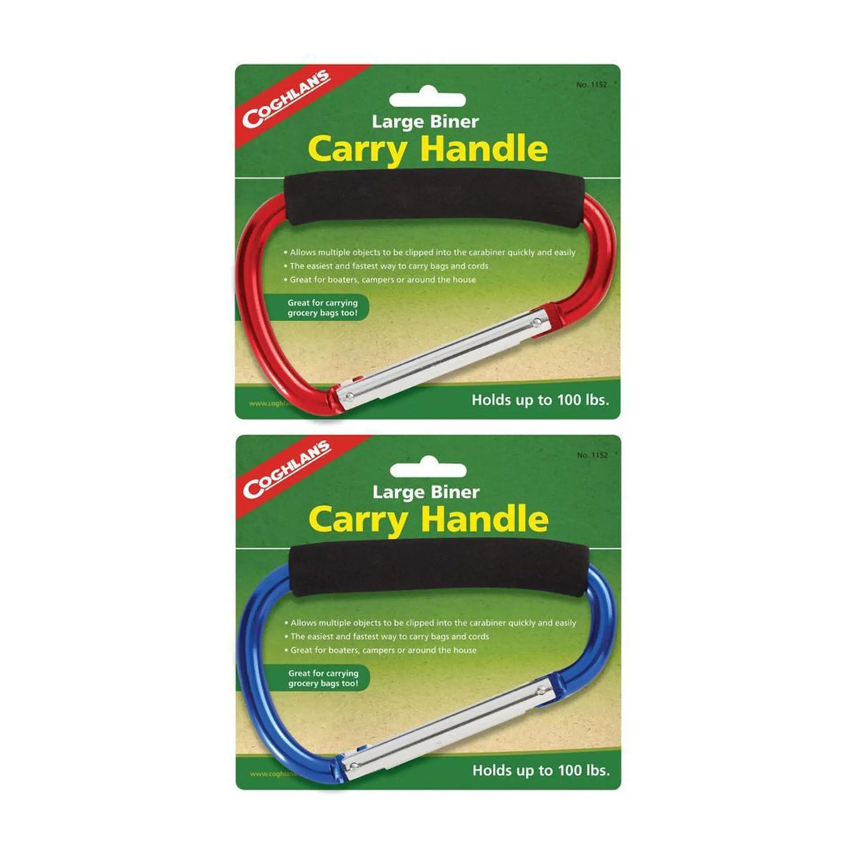 Coghlan's Large Biner Carry Handle - Shop Carabiner Keychains at Trekaline