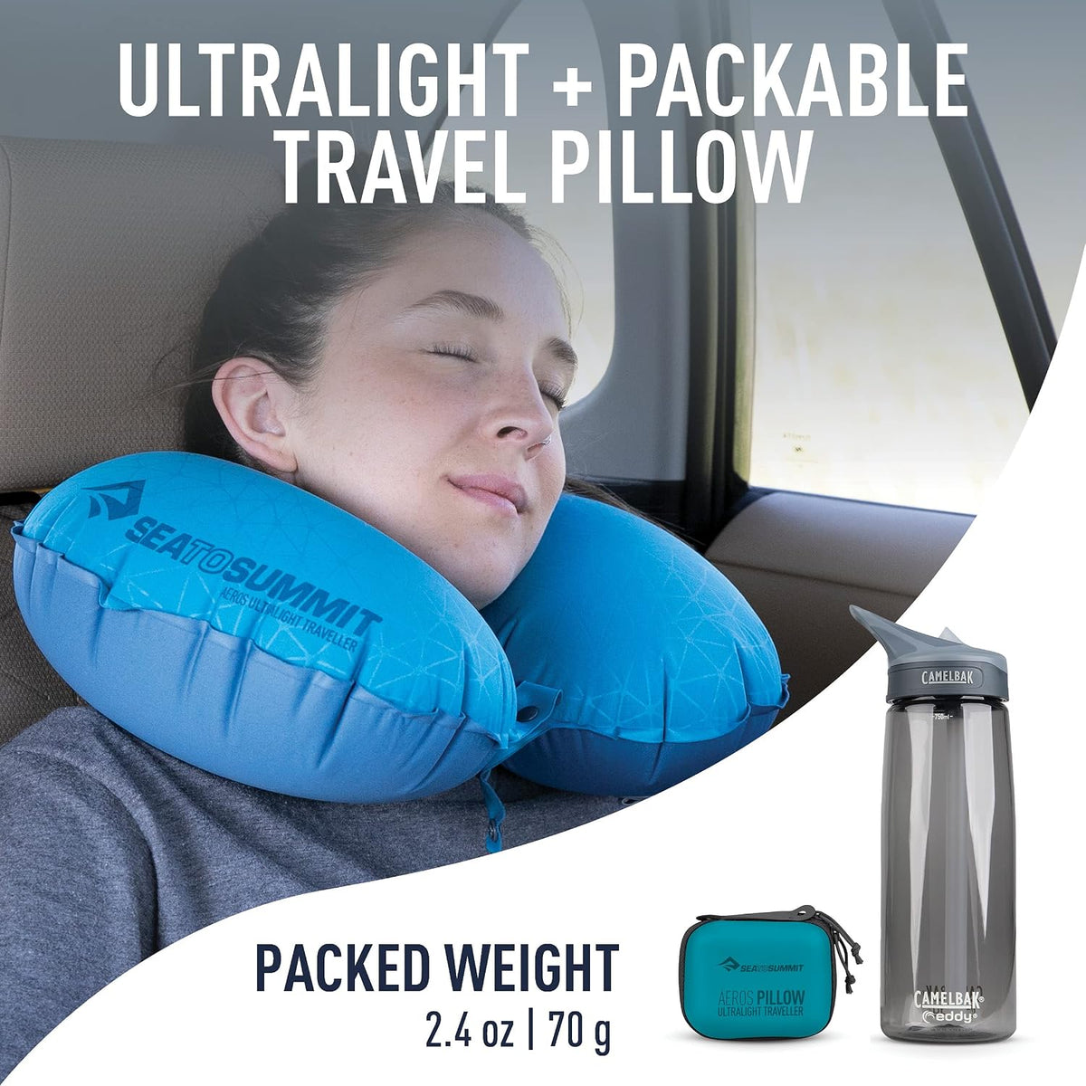 Sea to Summit Aeros Ultralight Traveller Pillow - Shop Travel Pillows at Trekaline