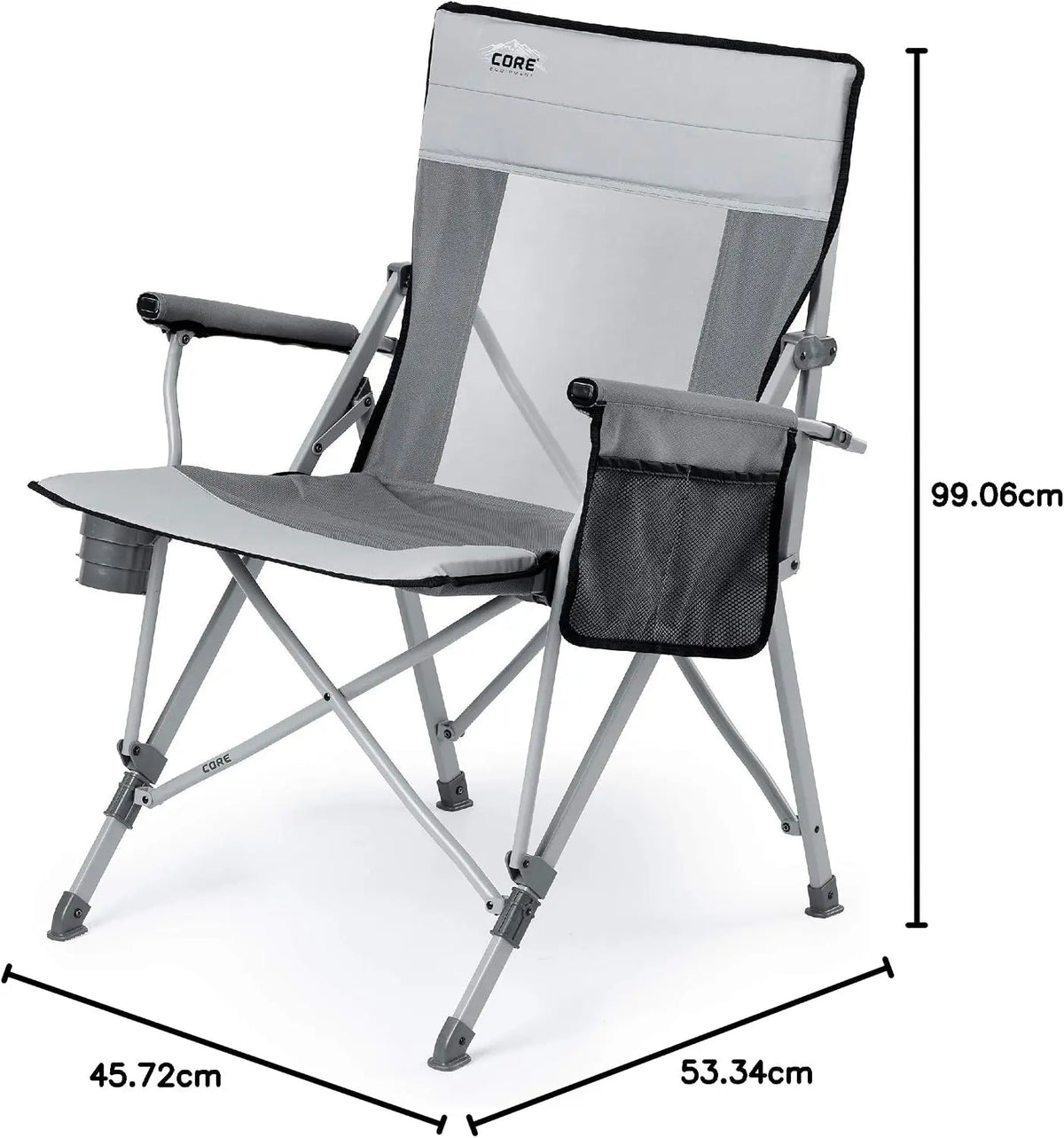Core Equipment Hard Arm Chair Mesh - Shop Camp Chairs at Trekaline