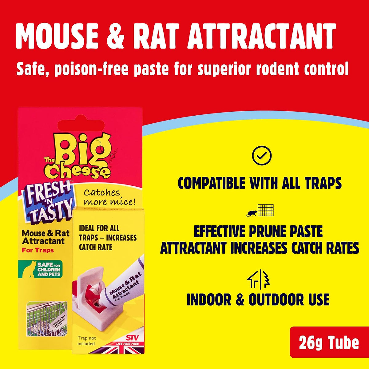 STV Big Cheese Mouse and Rat Attractant 26 g