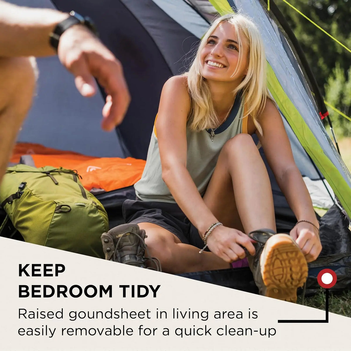 Coleman Darwin 3 Plus Backpacking Tent - Shop Backpacking Tents at Trekaline