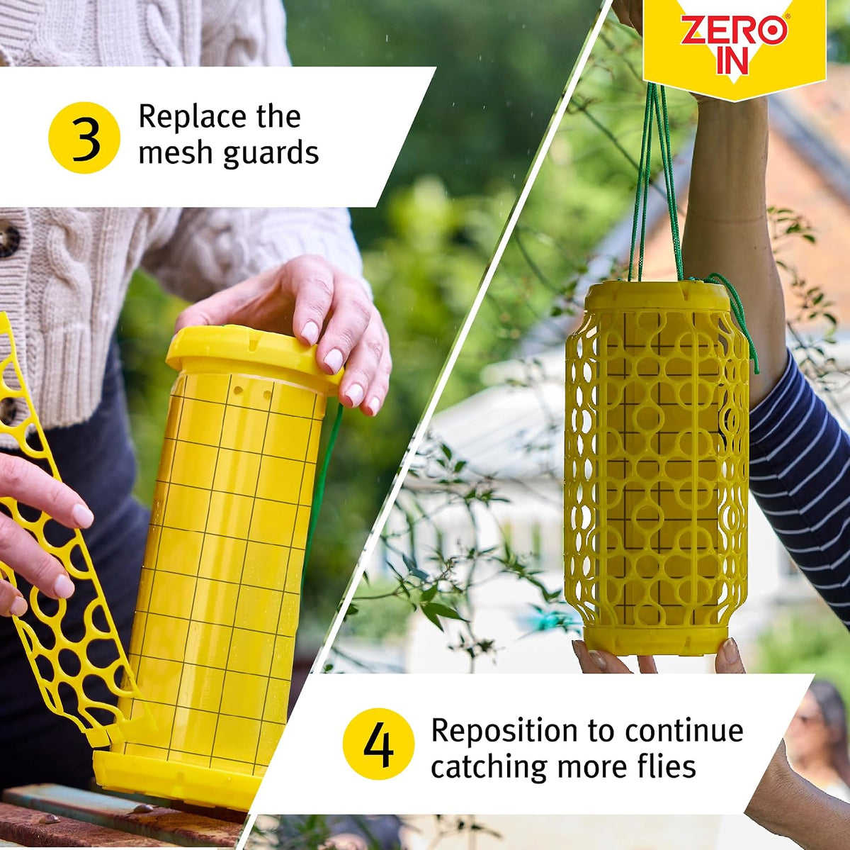STV Zero In New Gen Fly Traps Refills 3-Pack
