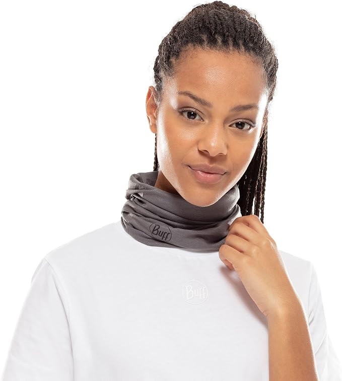 Buff CoolNet UV Neckwear - Solid Grey Sedona - Shop Neck Gaiters at Trekaline
