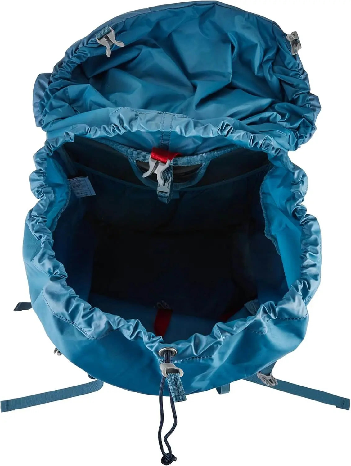 Osprey Renn 65 - Women backpack with open top view showcasing spacious interior and raincover, designed for backpacking comfort.