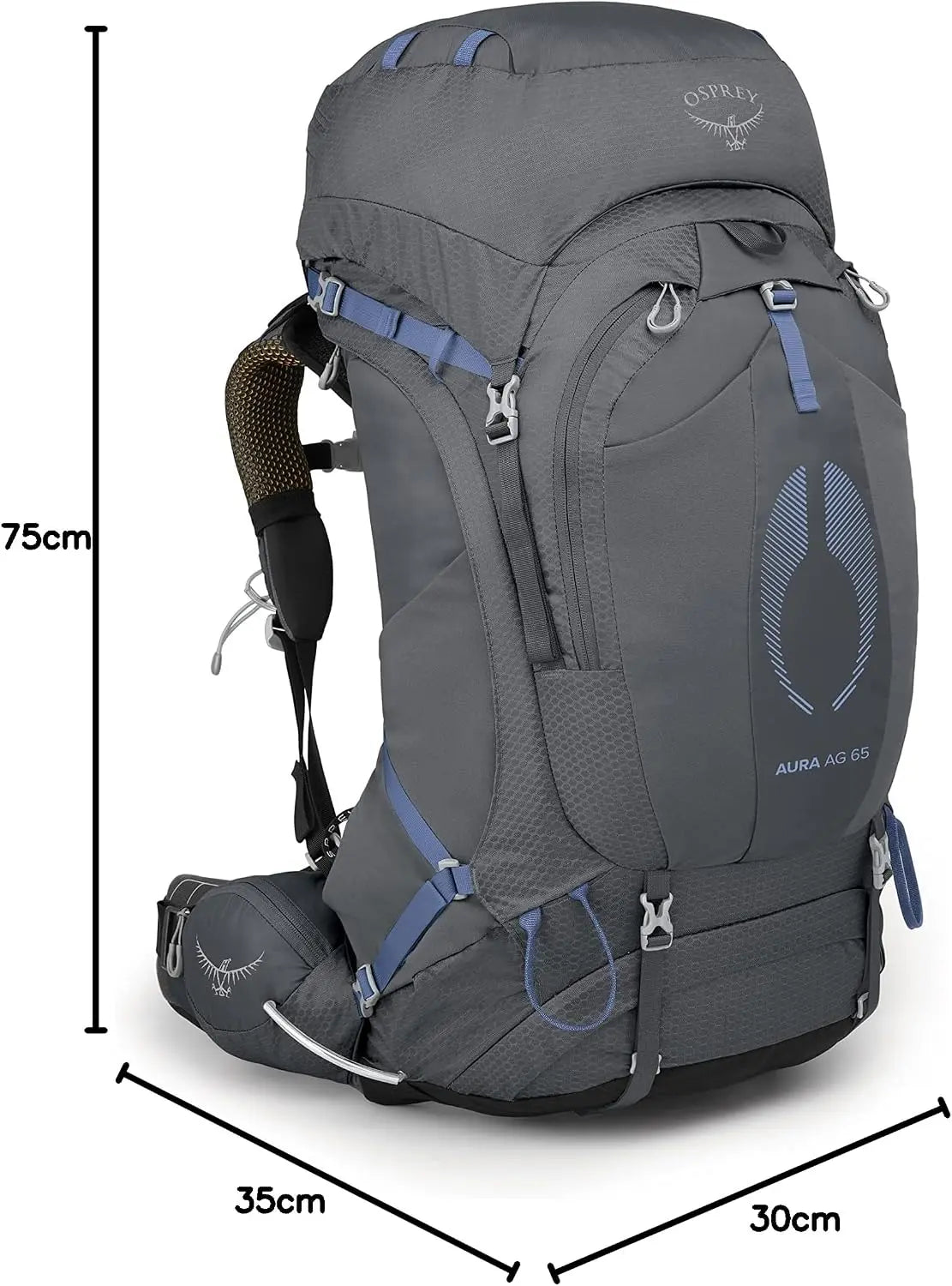 Osprey Aura AG 65 Backpacking Pack - WomenĀ - ShopĀ Backpacking PacksĀ atĀ Trekaline