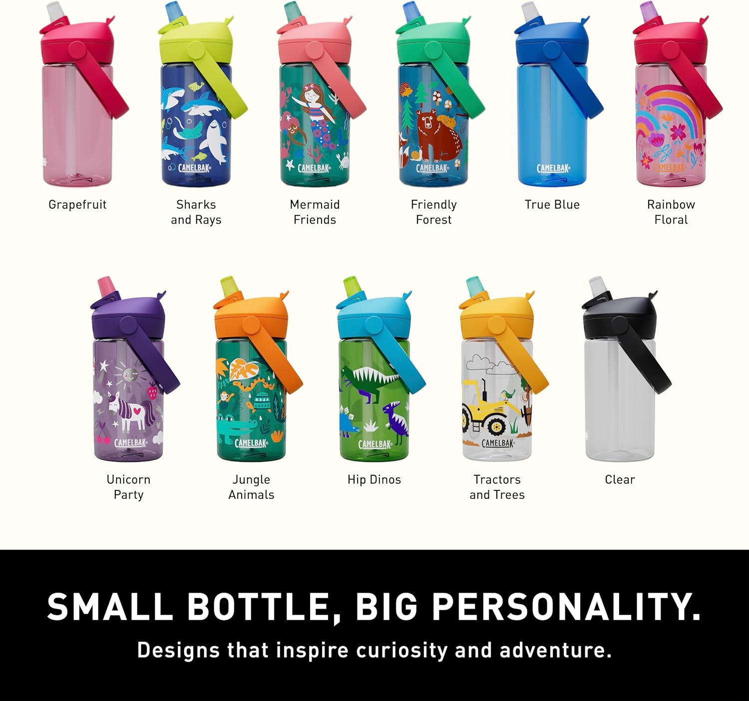 Camelbak Thrive Flip Straw Bottle 14 oz -Kids - Shop Water Bottles at Trekaline