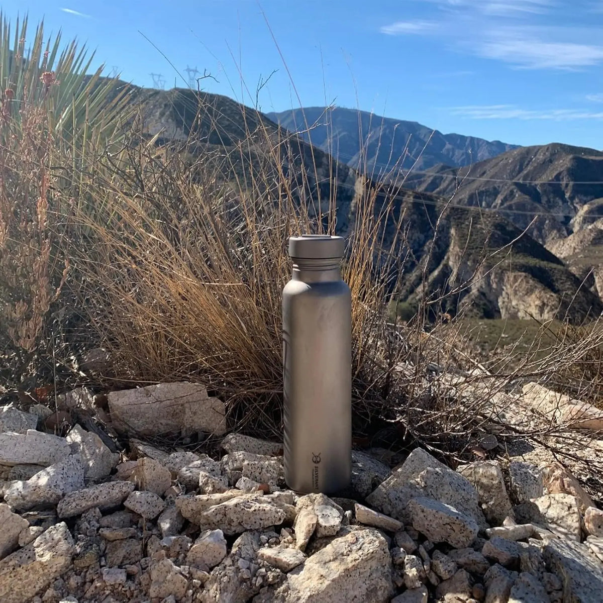 SilverAnt Round Titanium Water Bottle 800 ml - Shop Water Bottles at Trekaline