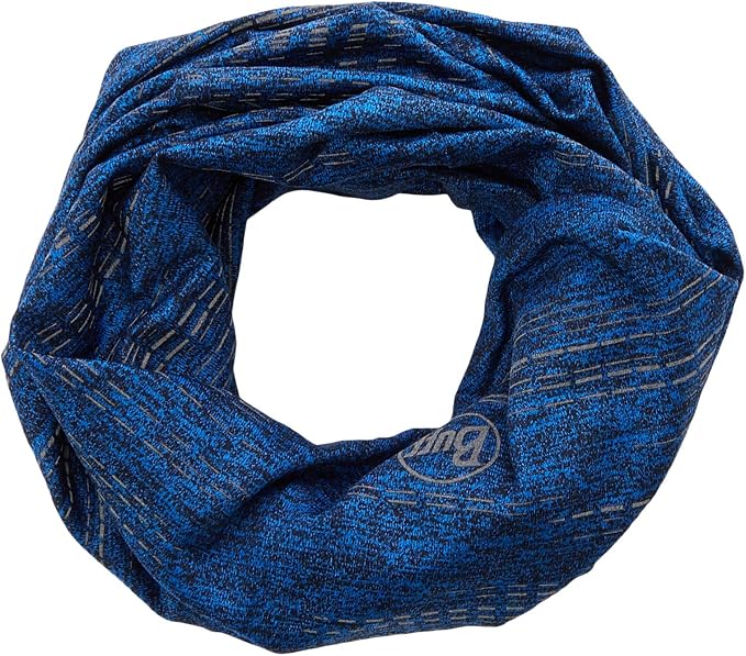Buff Reflective DryFlx Neckwear - Solid Blue - Shop Neck Gaiters at Trekaline