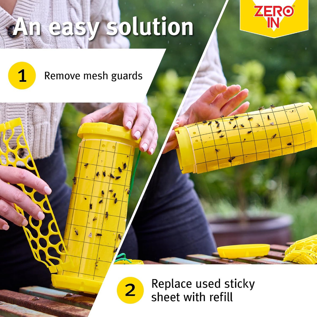 STV Zero In New Gen Fly Traps Refills 3-Pack