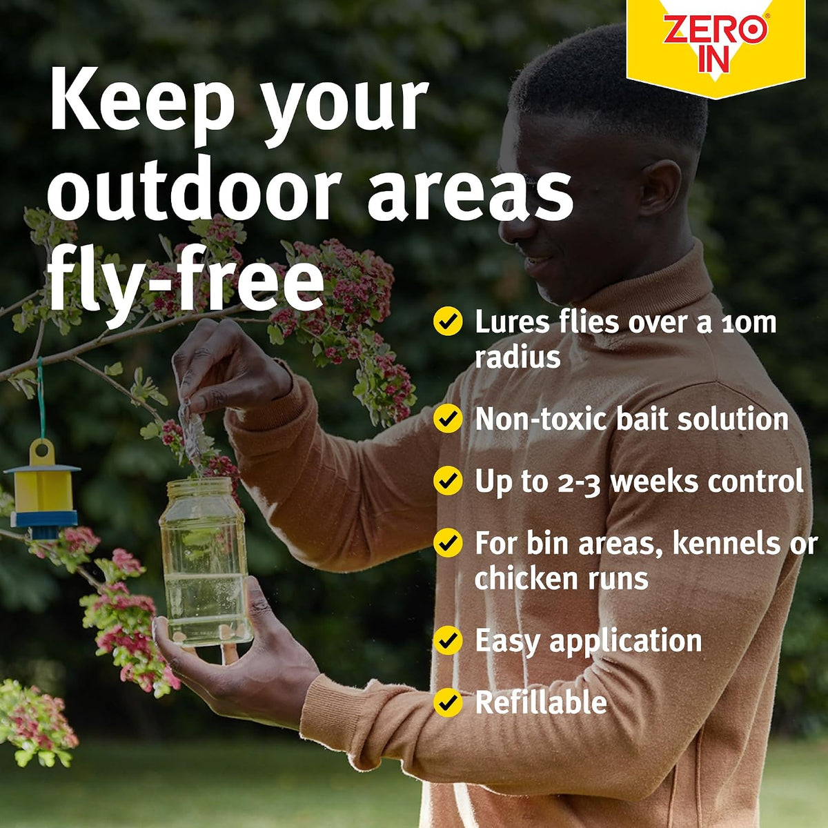STV Zero In Reusable Fly Catcher 2-Pack