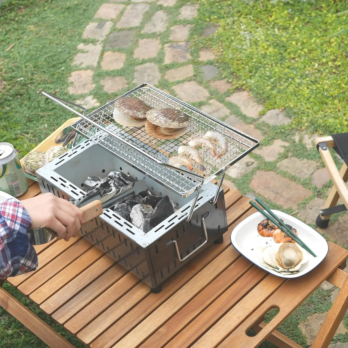 Greenlife Tabletop BBQ Grill Portable Charcoal Cooker