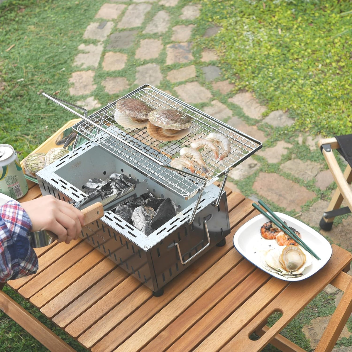 Greenlife Tabletop BBQ Grill Portable Charcoal Cooker