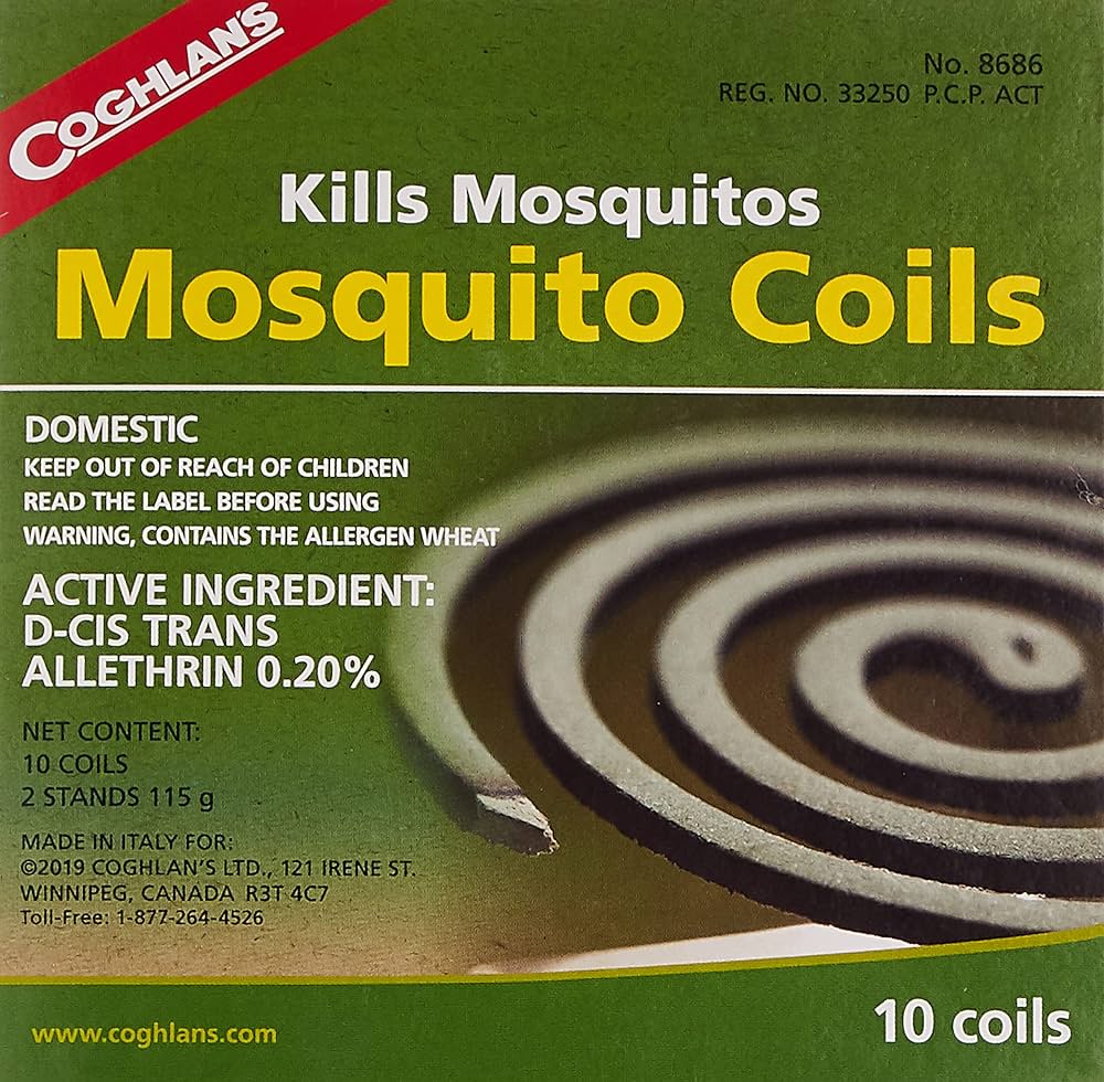 Coghlan's Mosquito Coils 10-PackĀ - ShopĀ Indoor Insect RepellersĀ atĀ Trekaline