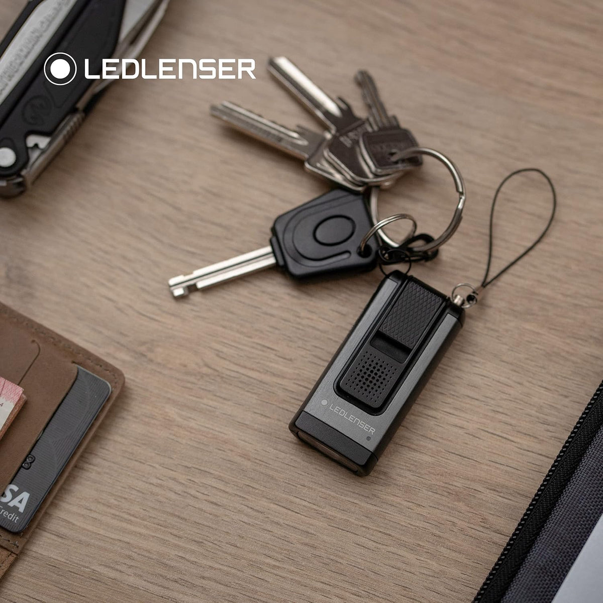 Ledlenser K6R Safety Alarm Keychain Flashlight