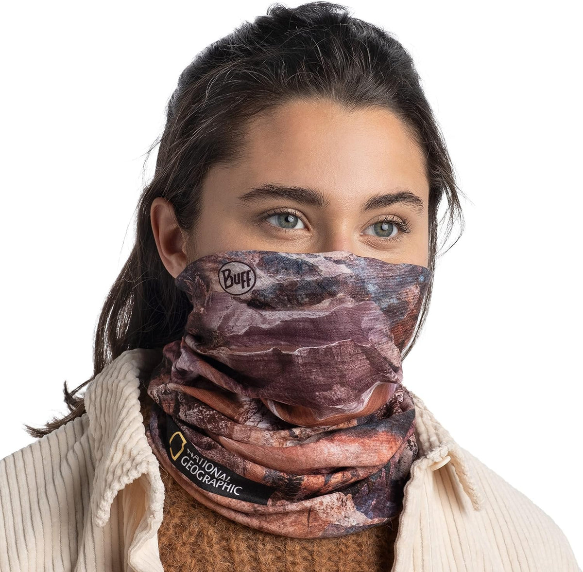 Buff CoolNet UV Neckwear National Geographic - Downy Multi