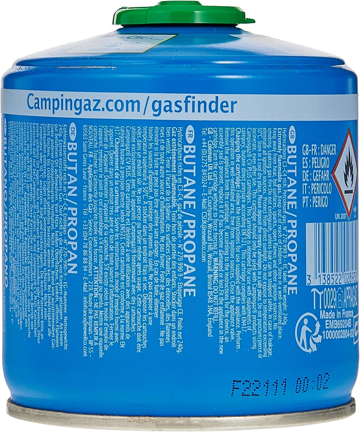 Campingaz CV300 Plus Gas Cartridge - Shop Fuel Canisters at Trekaline