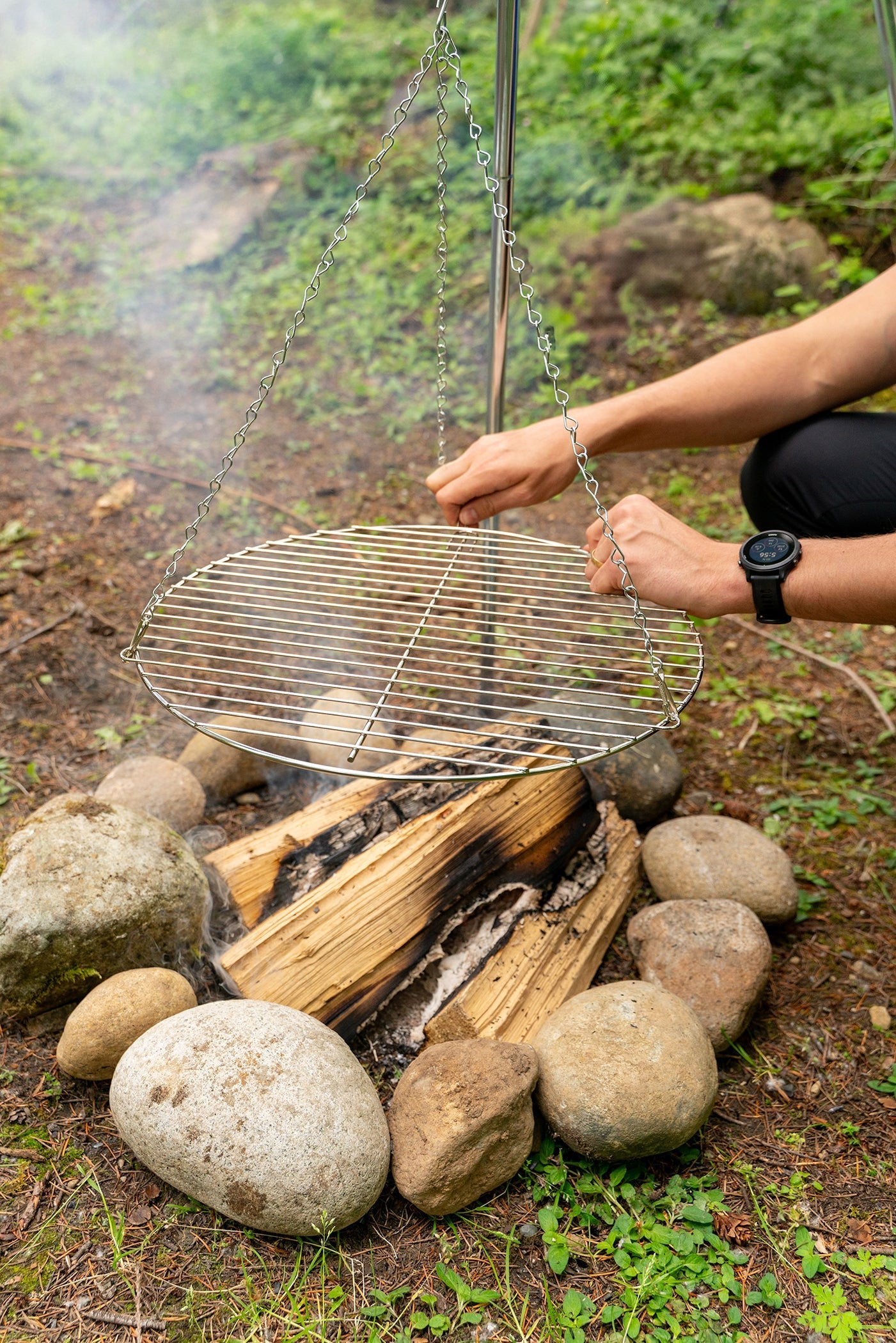 Coghlan's Tri-Pod Camping Grill - Shop Campfire Grills at Trekaline